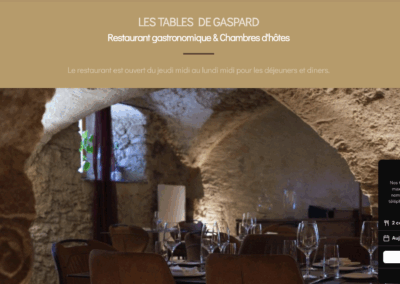 Les Tables de Gaspard Restaurant gastronomique