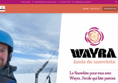 Wayra Snowkite école de snowkite
